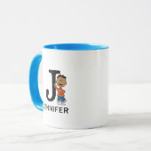 Peanuts | Franklin Naam & Monogram J Mok (Voorkant links)