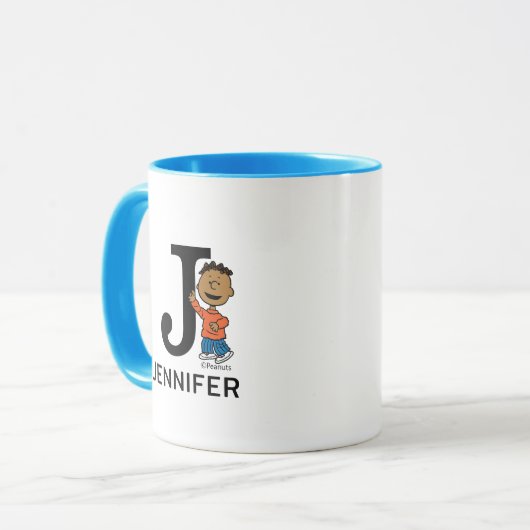 Peanuts | Franklin Naam & Monogram J Mok (Voorkant links)