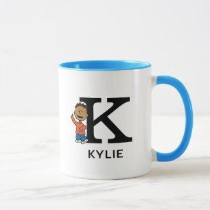 Peanuts Franklin Naam & Monogram K Mok