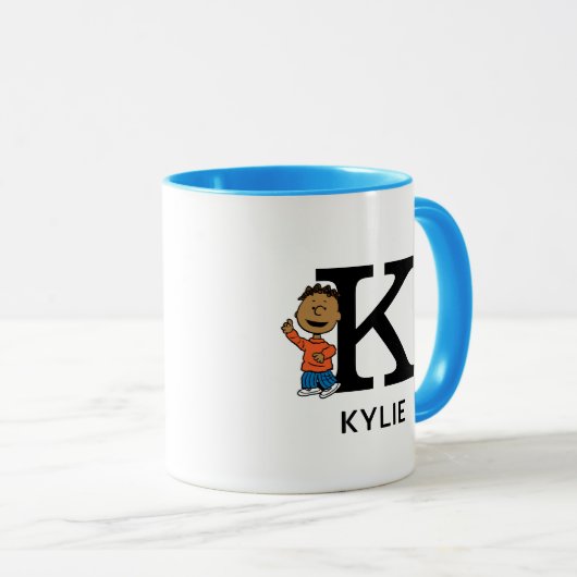 Peanuts | Franklin Naam & Monogram K Mok (Voorkant rechts)