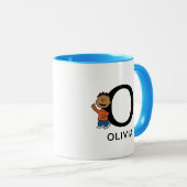 Peanuts | Franklin Naam & Monogram O Mok (Voorkant rechts)