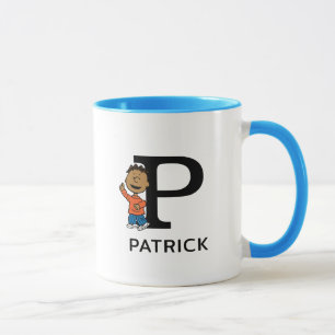 Peanuts Franklin Naam & Monogram P Mok