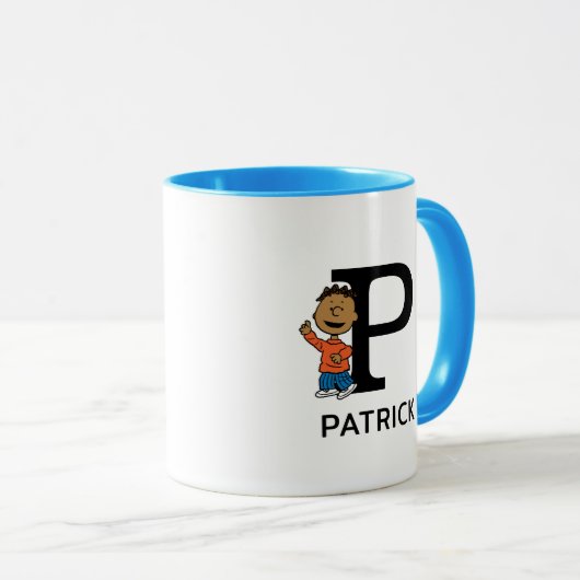 Peanuts | Franklin Naam & Monogram P Mok (Voorkant rechts)