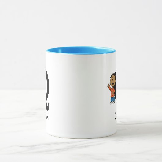 Peanuts | Franklin Naam & Monogram Q Mok (Midden)