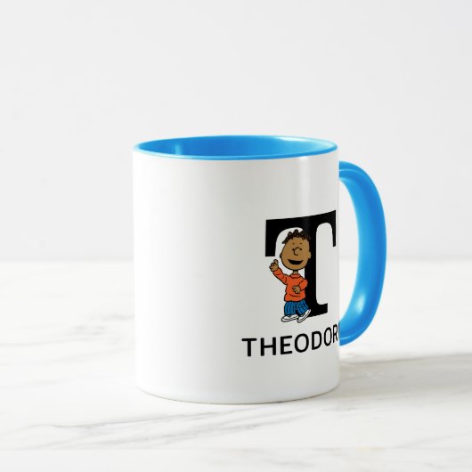 Peanuts | Franklin Naam & Monogram T Mok (Voorkant rechts)