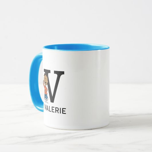 Peanuts | Franklin Naam & Monogram V Mok (Voorkant links)