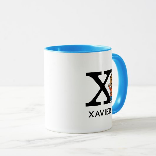 Peanuts | Franklin Naam & Monogram X Mok (Voorkant rechts)