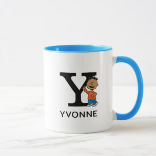 Peanuts Franklin Naam & Monogram Y Mok