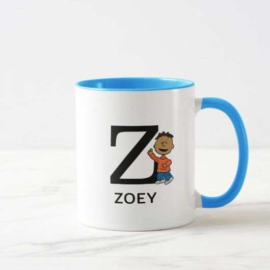 Peanuts | Franklin Naam & Monogram Z Mok (Rechts)