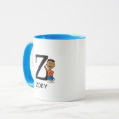 Peanuts | Franklin Naam & Monogram Z Mok (Voorkant links)