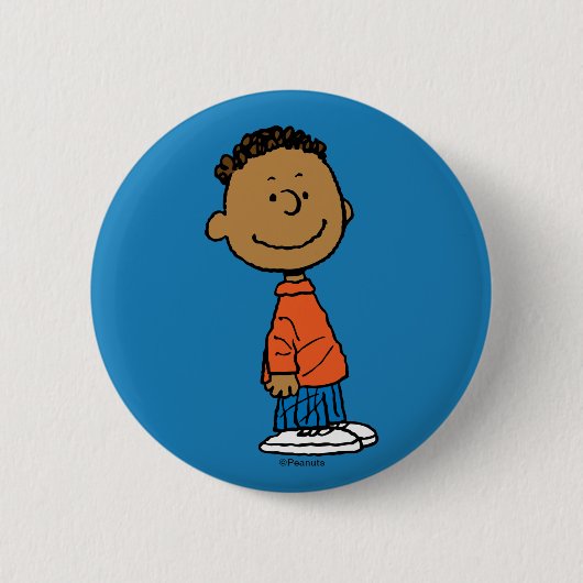Peanuts | Franklin Smile Ronde Button 5,7 Cm (Voorkant)