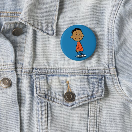 Peanuts | Franklin Smile Ronde Button 5,7 Cm (In situ)