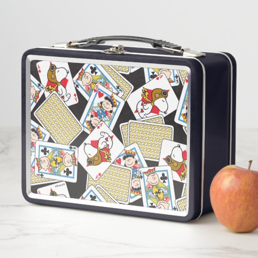 Peanuts Gang Card Deck Pattern (In situ)