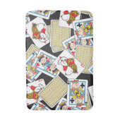 Peanuts Gang Card Deck Pattern Badmat (Voorkant Verticaal)