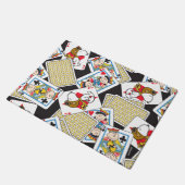 Peanuts Gang Card Deck Pattern Deurmat (Schuin)