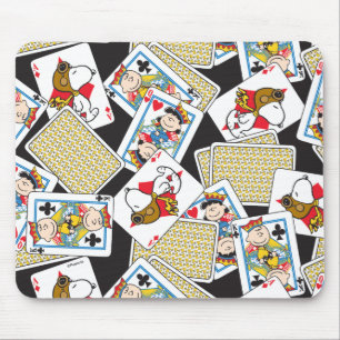 Peanuts Gang Card Deck Pattern Muismat