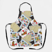 Peanuts Gang Card Deck Pattern Schort (Voorkant)