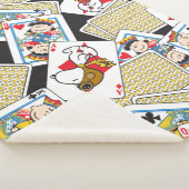 Peanuts Gang Card Deck Pattern Sherpa Deken (3/4)