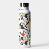 Peanuts Gang Card Deck Pattern Waterfles (Rechts)