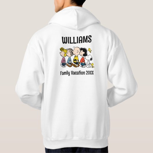 Peanuts Gang Family Vacation Hoodie (Achterkant)