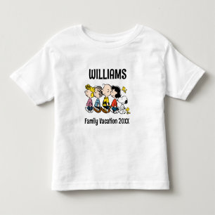 Peanuts Gang Family Vacation Kinder Shirts
