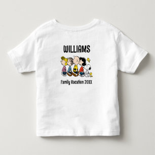 Peanuts Gang Family Vacation Kinder Shirts