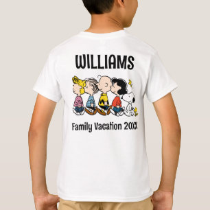 Peanuts Gang Family Vacation T-shirt