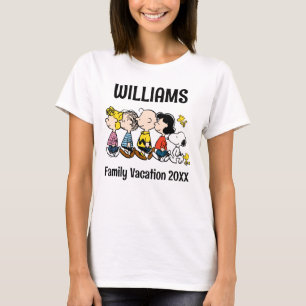 Peanuts Gang Family Vacation T-shirt