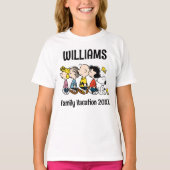 Peanuts Gang Family Vacation T-shirt (Voorkant)