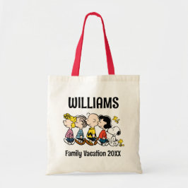 Peanuts Gang Family Vacation Tote Bag