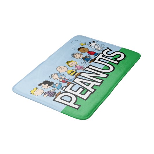 Peanuts Gang Group Lineup Badmat (Gekanteld)