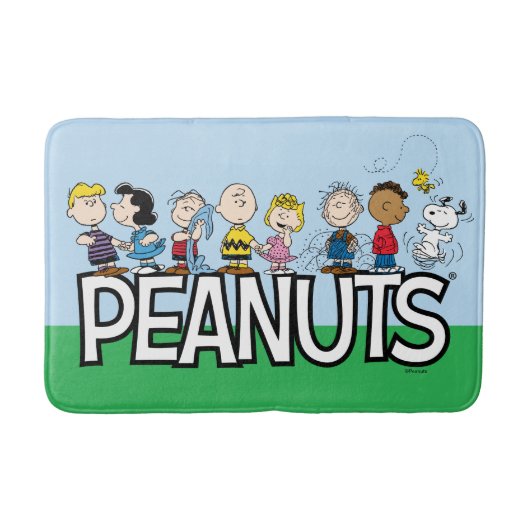 Peanuts Gang Group Lineup Badmat (Voorkant)