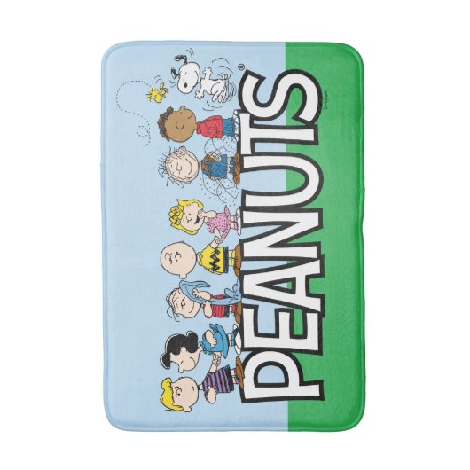 Peanuts Gang Group Lineup Badmat (Voorkant Verticaal)