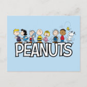 Peanuts Gang Group Lineup Briefkaart (Voorkant)