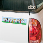 Peanuts Gang Group Lineup Bumpersticker (Op Truck)