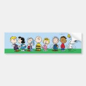 Peanuts Gang Group Lineup Bumpersticker (Voorkant)