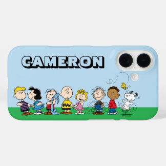 Peanuts Gang Group Lineup iPhone 16 Hoesje