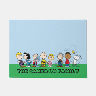 Peanuts Gang Group Lineup Deurmat