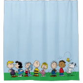 Peanuts Gang Group Lineup Douchegordijn (Voorkant)