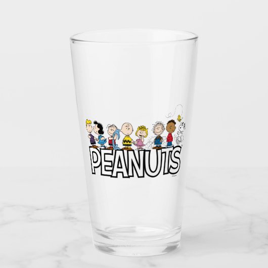 Peanuts Gang Group Lineup Glas (Voorkant)