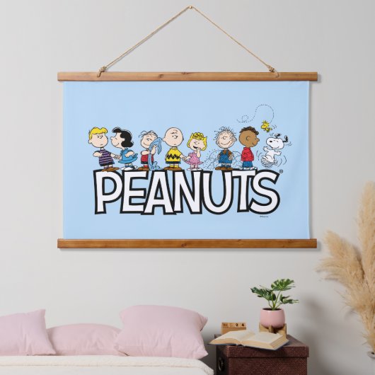 Peanuts Gang Group Lineup Hangend Wandkleed (Slaapkamer)