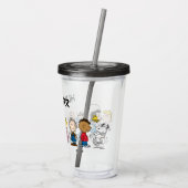 Peanuts Gang Group Lineup | Jouw namen toevoegen Acryl Drinkbeker (Achterkant)