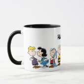 Peanuts Gang Group Lineup | Jouw namen toevoegen Mok (Links)