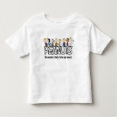 Peanuts Gang Group Lineup Kinder Shirts (Voorkant)