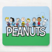 Peanuts Gang Group Lineup Muismat (Voorkant)