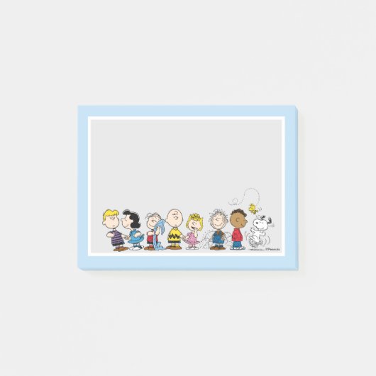Peanuts Gang Group Lineup Post-it® Notes (Voorkant)