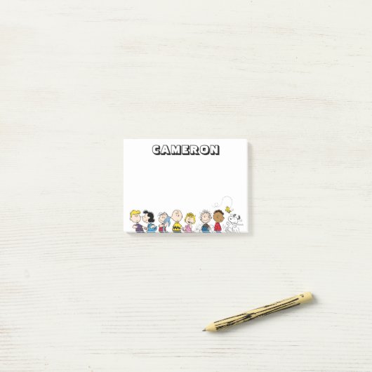Peanuts Gang Group Lineup Post-it® Notes (Op bureau)