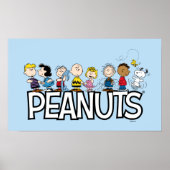 Peanuts Gang Group Lineup Poster