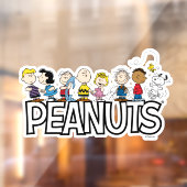 Peanuts Gang Group Lineup Raamsticker (Vel 2)