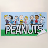 Peanuts Gang Group Lineup Strandlaken (Voorkant)
